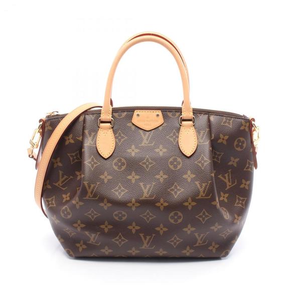 Louis Vuitton Turen PM Handbag, Coated Canvas and Leather, Monogram, Women's,... - Picture 1 of 8